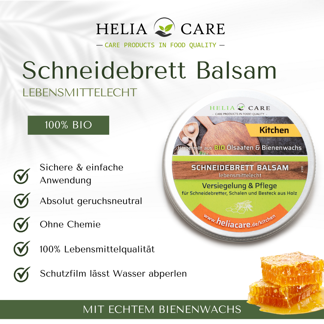 Schneidebrett Balsam - Hygienische Pflege in Lebensmittelqualität