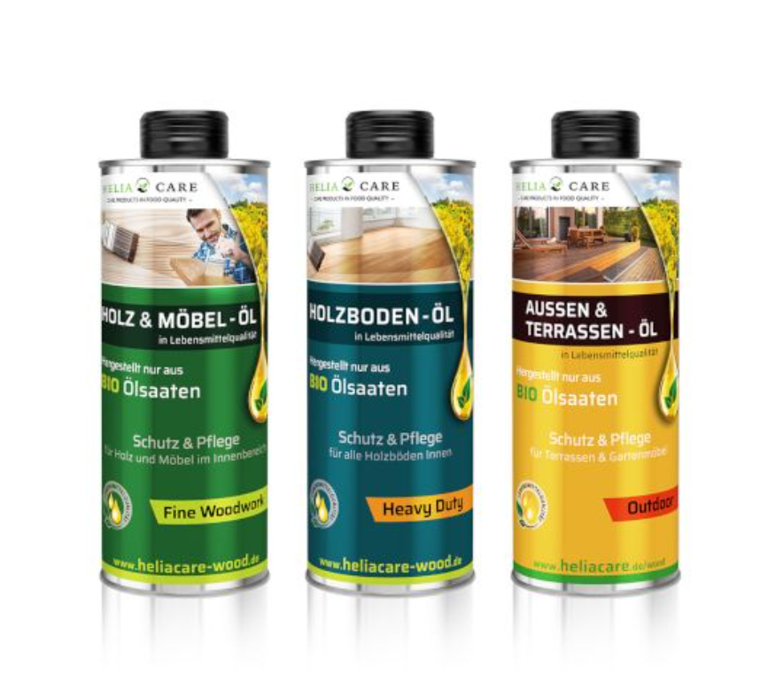 HeliaCARE BIO Holzöl Set Typ M